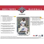 2023 Topps Pro Debut Baseball Hobby Jumbo Box (Pre-order) - Miraj Trading