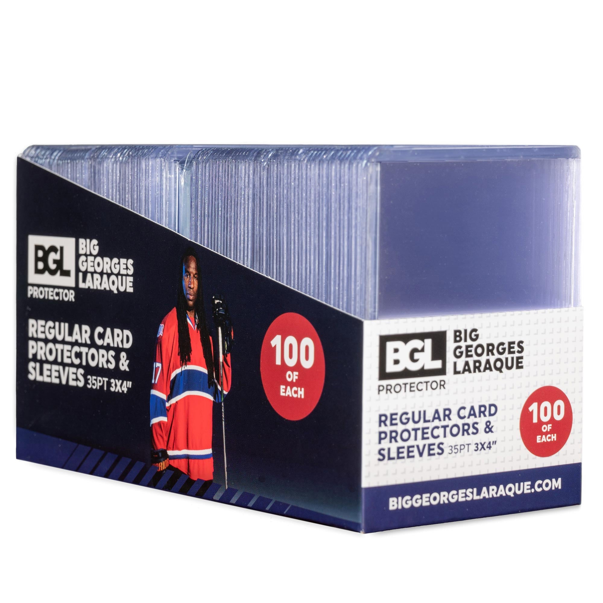 BIG GEORGES LARAQUE Toplader 3x4 & Sleeves 100-Pack Combo (35pt)