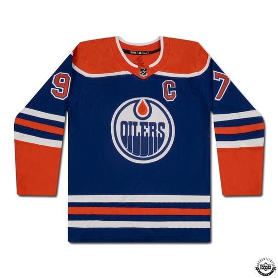 Connor McDavid Autographed Royal Blue Adidas Edmonton Oilers Jersey - Miraj Trading
