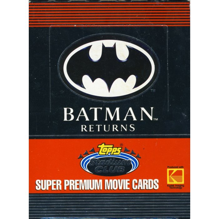 1992 Topps Stadium Club Batman Returns Trading Cards Box - Miraj Trading