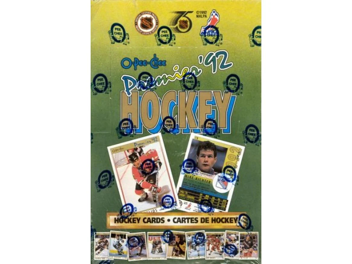 1992 O-Pee-Chee Premier Hockey Hobby Box - Miraj Trading
