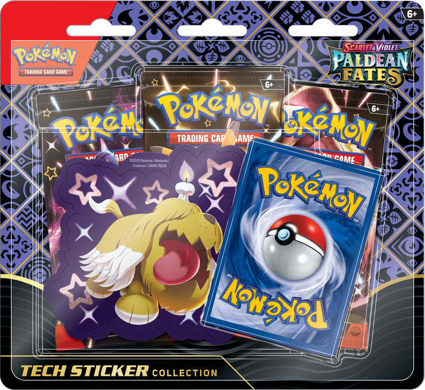 Pokemon Scarlet & Violet Paldean Fates Tech Sticker Collection (Pre-order) - Miraj Trading