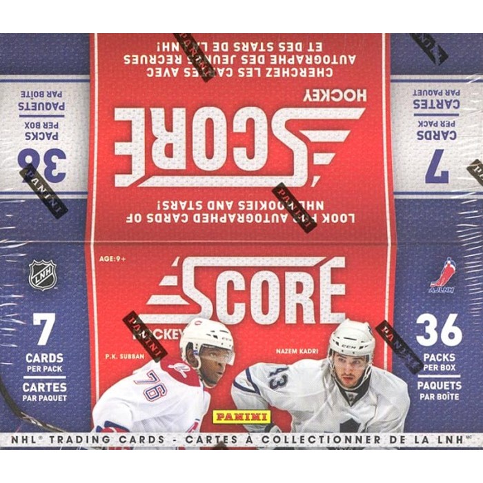 Lot de cartes de hockey Panini Score NHL 2010-11 (lot de 19 paquets)