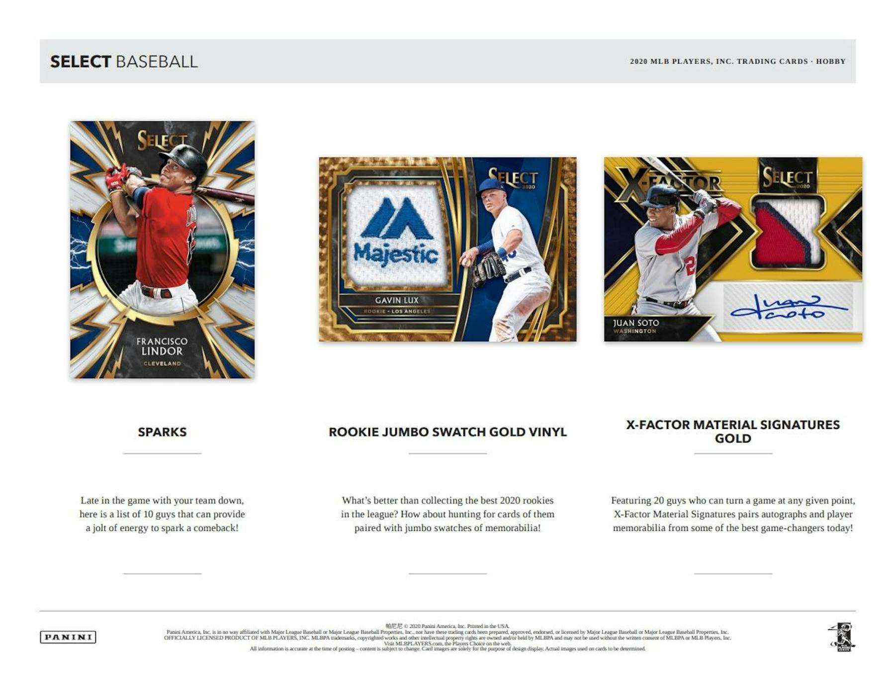 2020 Panini Select Baseball Hobby Box - Miraj Trading