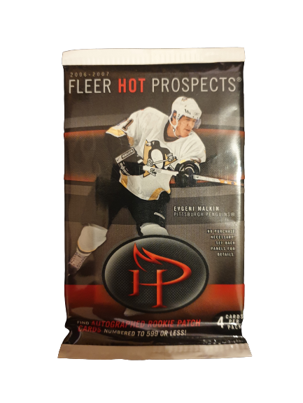 2006-07 Fleer Hot Prospects Hockey Hobby Packs ( Lot of 19 Packs ) - Miraj Trading