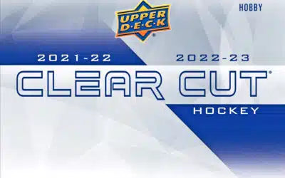 2021-22 & 2022-23 Upper Deck Clear Cut Hockey Hobby Box Master Case (30 boxes per Master) (Pre-Order) - Miraj Trading