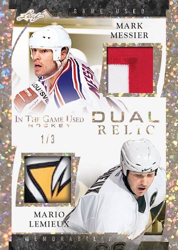 2022-23 Leaf In the Game Used Hockey Hobby Box Case (Case of 10 Boxes) (Pre-order) - Miraj Trading