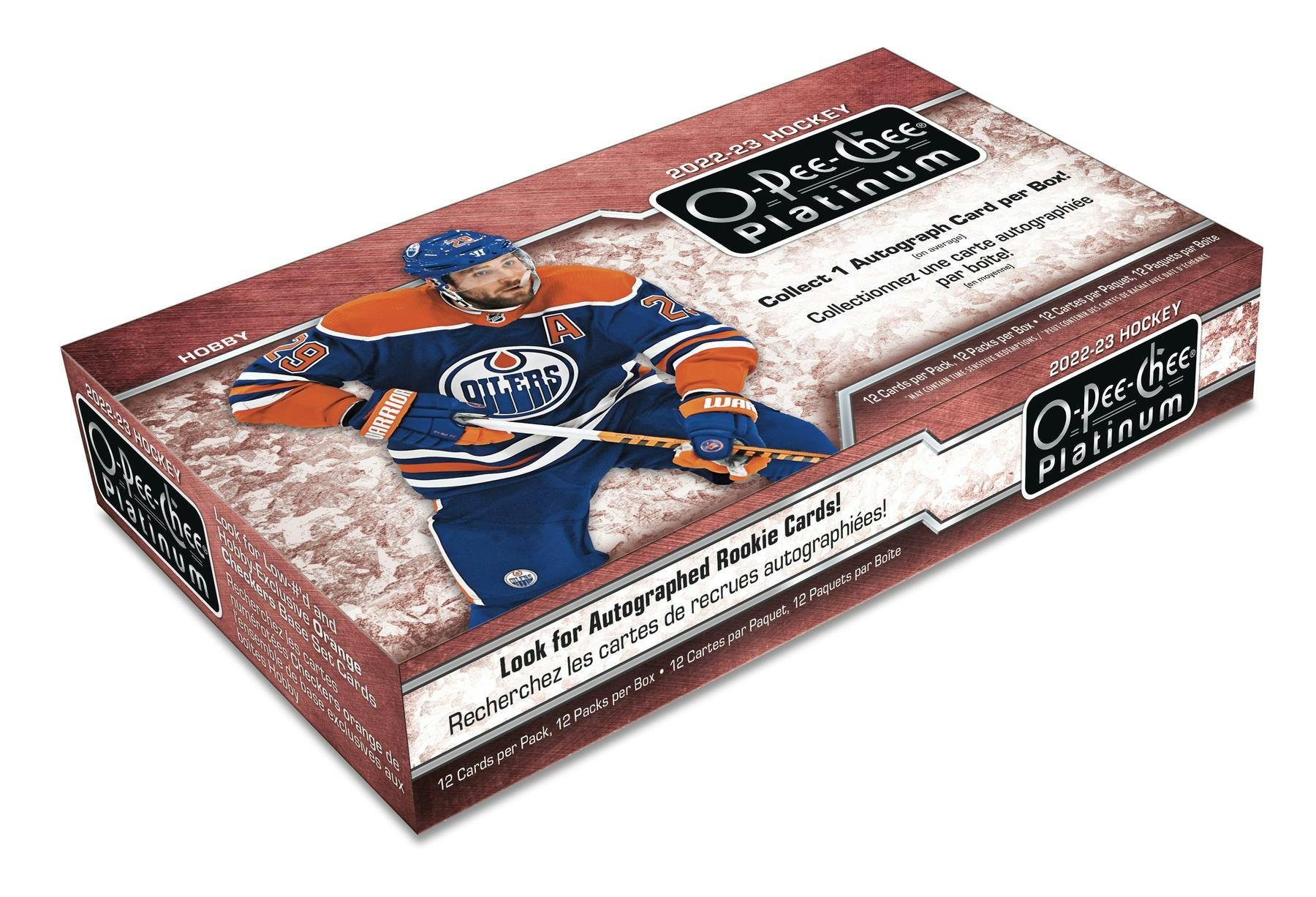 2022-23 Upper Deck O Pee Chee Platinum Hobby Box Case (Case of 8 Boxes) - Miraj Trading