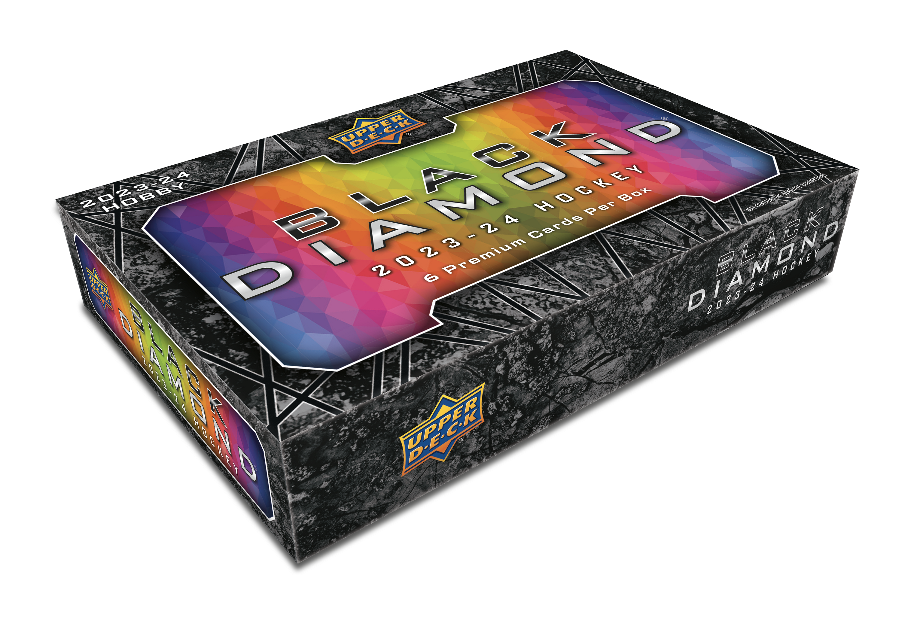 2023-24 Upper Deck Black Diamond Hockey Hobby Box Inner Case (Case of 5 Boxes) (Pre-Order) - Miraj Trading