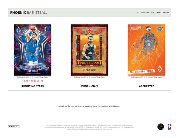 2023-24 Panini Phoenix Basketball Hobby Box - Miraj Trading
