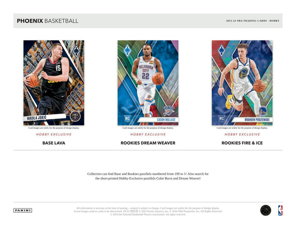 2023-24 Panini Phoenix Basketball Hobby Box - Miraj Trading