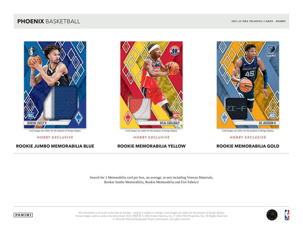 2023-24 Panini Phoenix Basketball Hobby Box - Miraj Trading