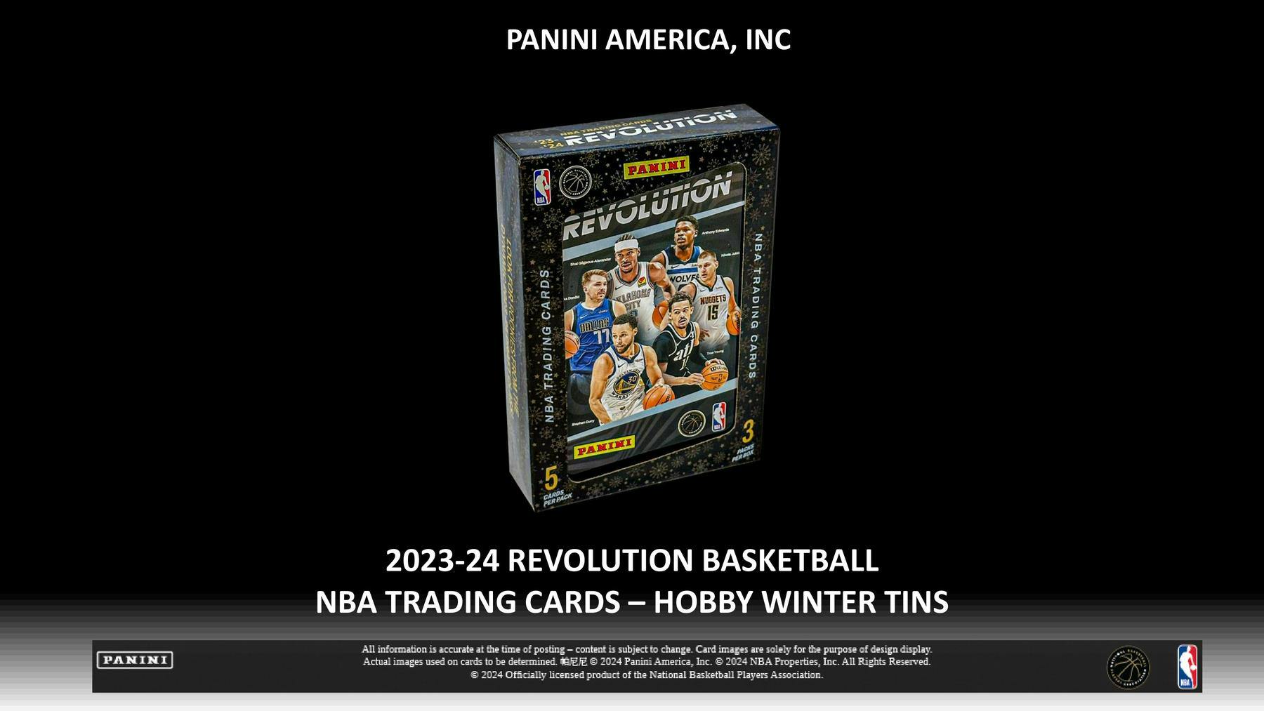 2023-24 Panini Revolution Basketball Winter Tin - Miraj Trading