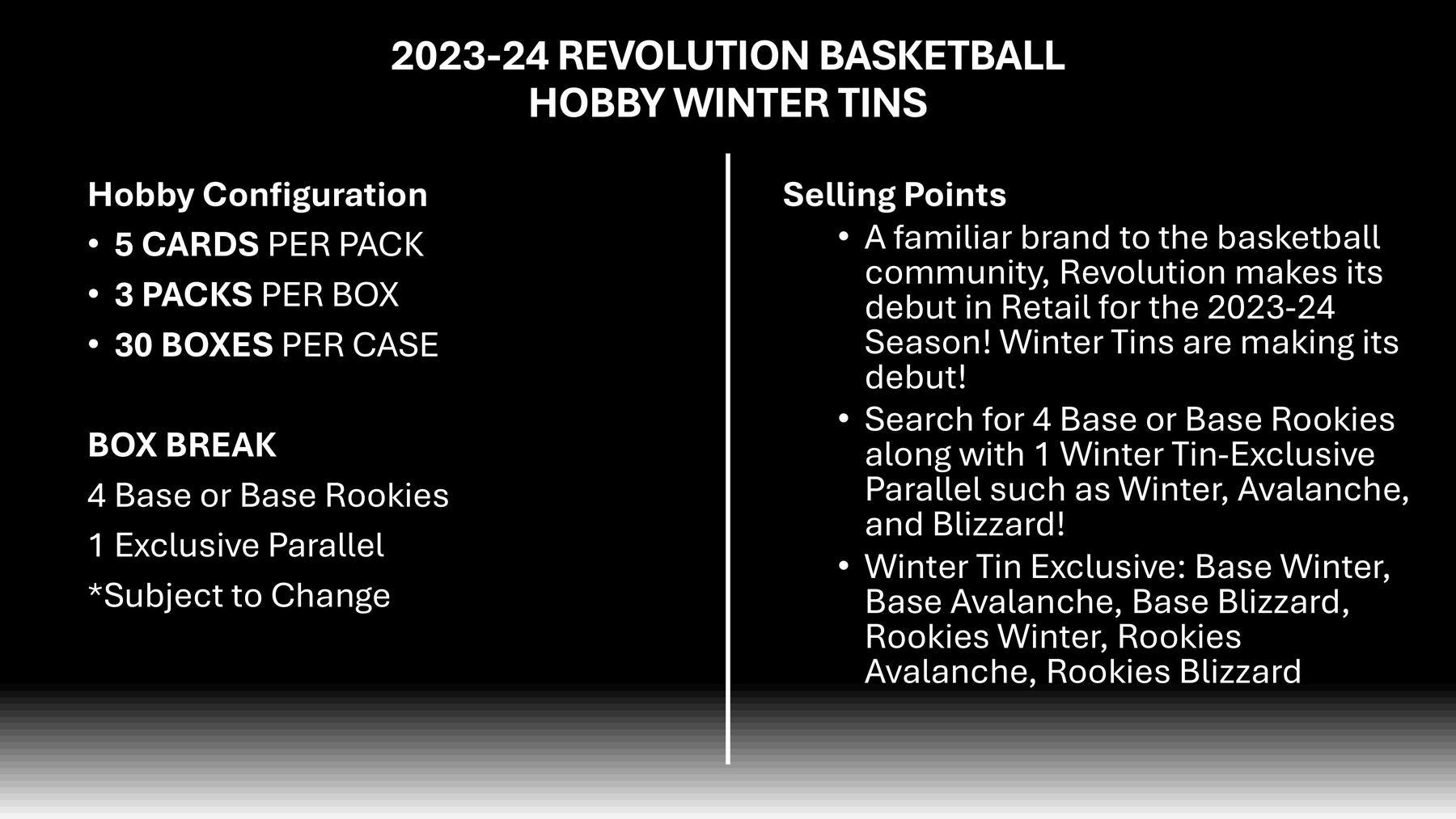 2023-24 Panini Revolution Basketball Winter Tin - Miraj Trading