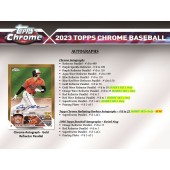 2023 Topps Chrome Baseball Hobby Jumbo Box  (Pre-Order) - Miraj Trading