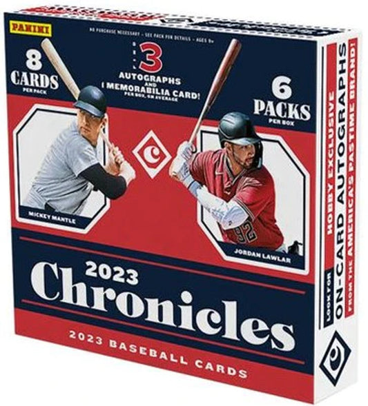 2023 Panini Chronicles Baseball Hobby Box - Miraj Trading