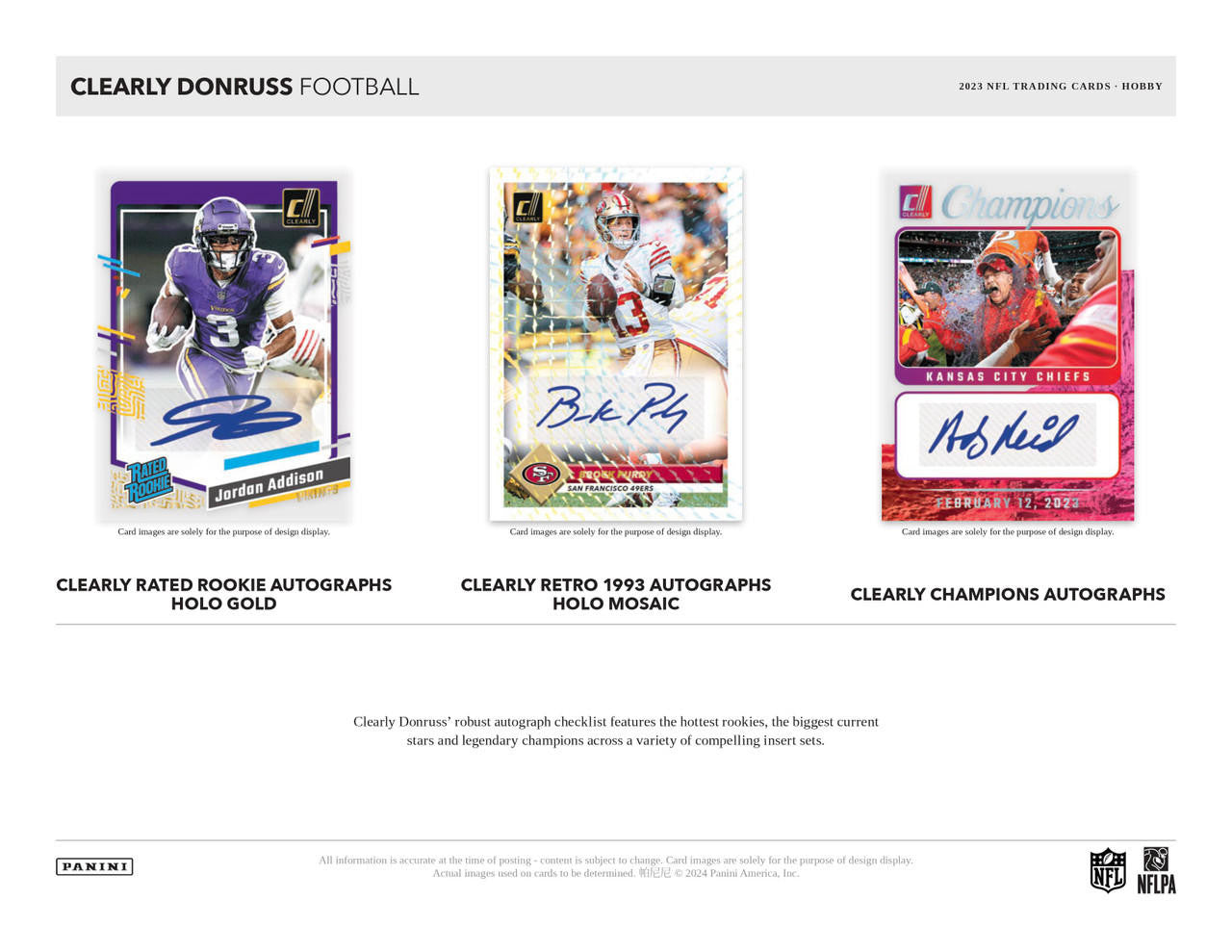 2023 Panini Clearly Donruss Football Hobby Box - Miraj Trading