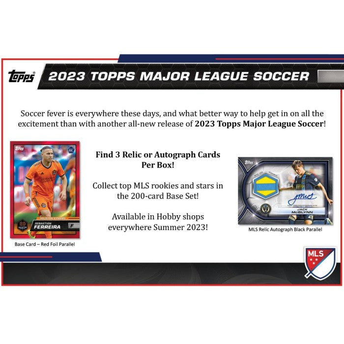 2023 Topps MLS Major League Soccer Hobby Box (Pre-Order) - Miraj Trading