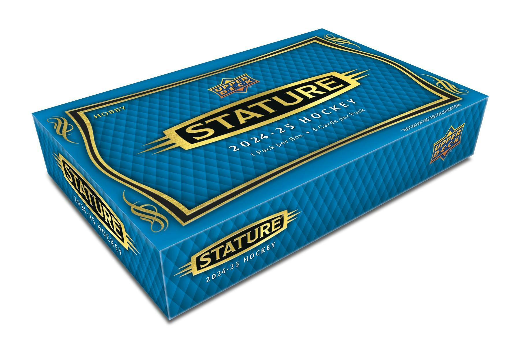2024-25 Upper Deck Stature Hockey Hobby Box (Case of 16) (Pre-Order) - Miraj Trading