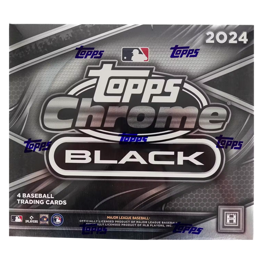 2024 Topps Chrome Black Baseball Hobby Box - Miraj Trading