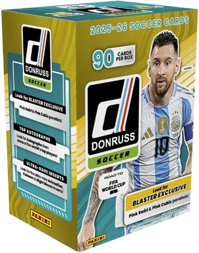2025-26 Panini Donruss Road to FIFA World Cup Soccer Hobby Blaster Box - Miraj Trading