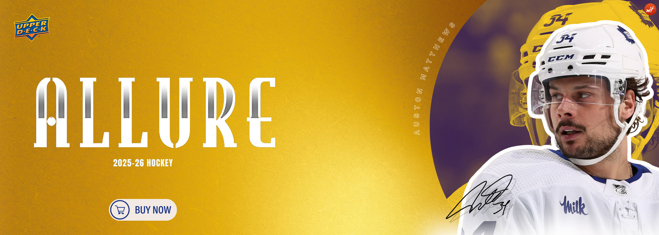 2025-26 Upper Deck Allure Hockey miraj trading banner