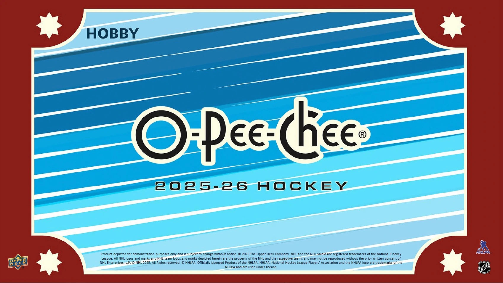 2025-26 Upper Deck O-Pee-Chee Hobby Case (Case of 16 Boxes) (Pre-Order) - Miraj Trading