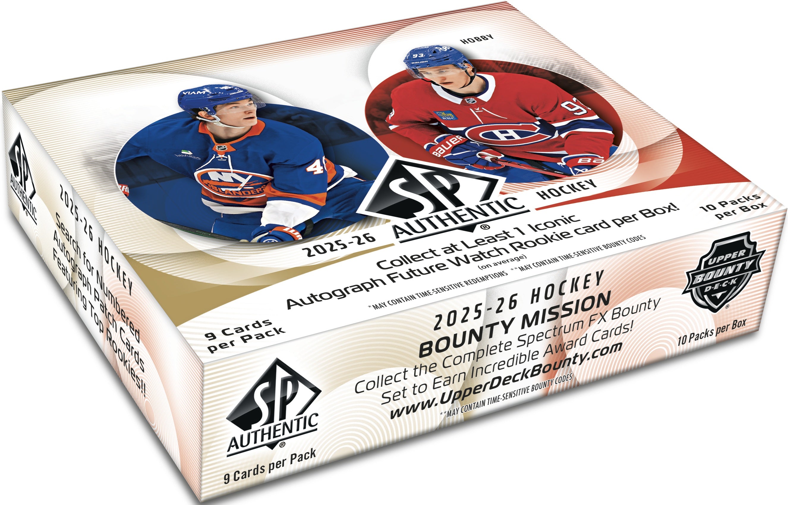 2025-26 Upper Deck SP Authentic Hockey Hobby Box (Pre-Order)
