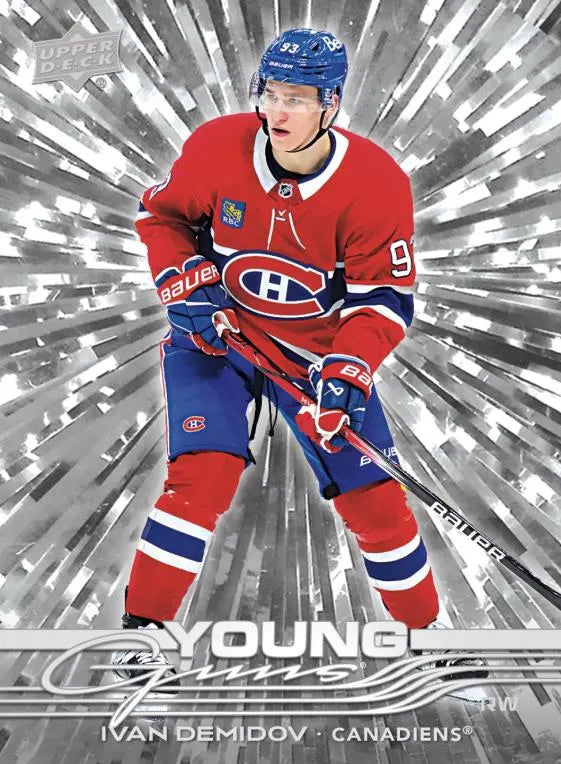 2025-26 Upper Deck Series 1 Hockey Hobby Case (Case of 12 boxes) (Pre-Order) IVAN DEMIDOV YOUNG GUN - Miraj Trading