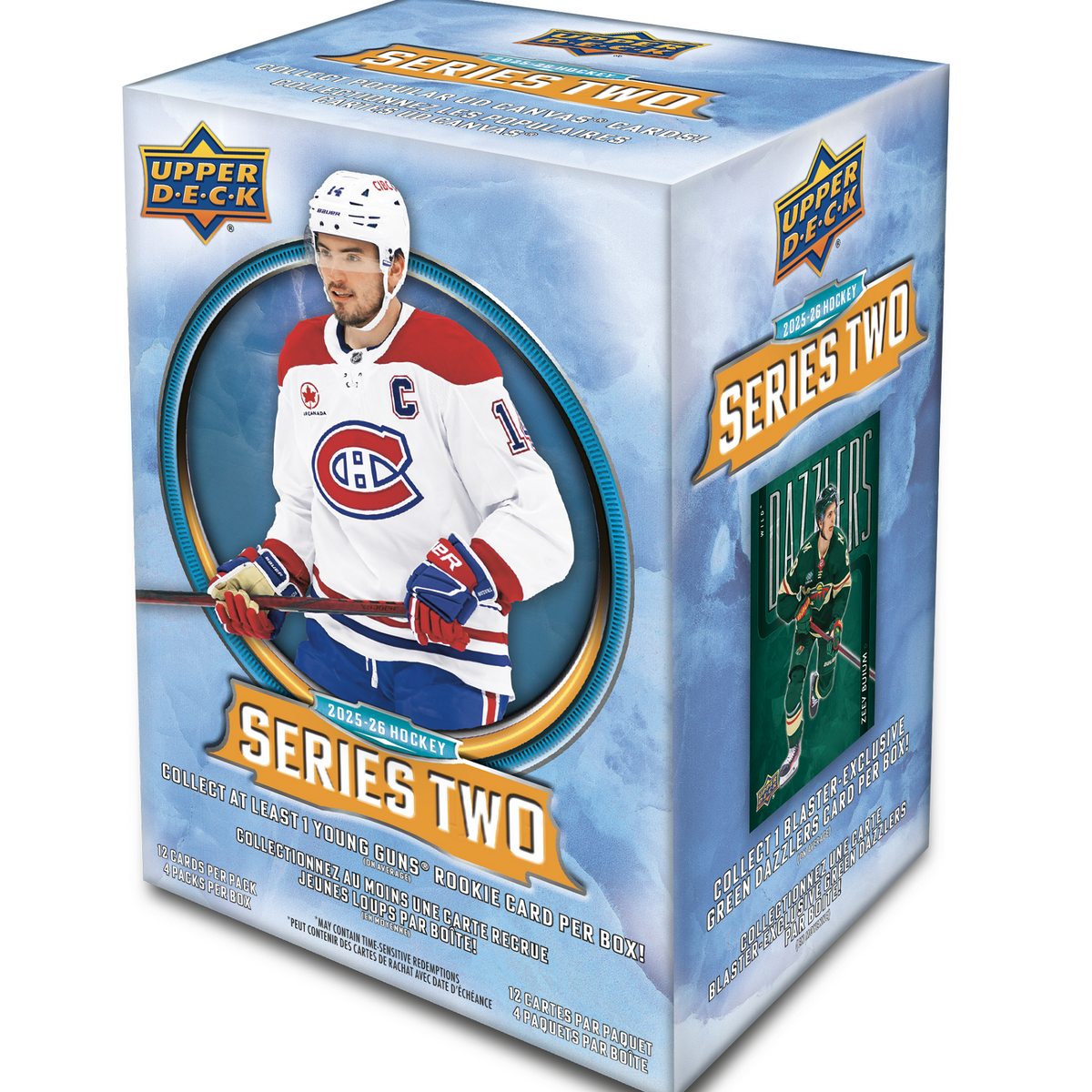 クラスター CLUSTER BOX 2 DU特典 2025-26 Upper Deck Series 2 Hockey Blaster Box