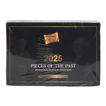 2025 Keepsake Pieces of the Past Personalization Edition Hobby Box - Miraj Trading
