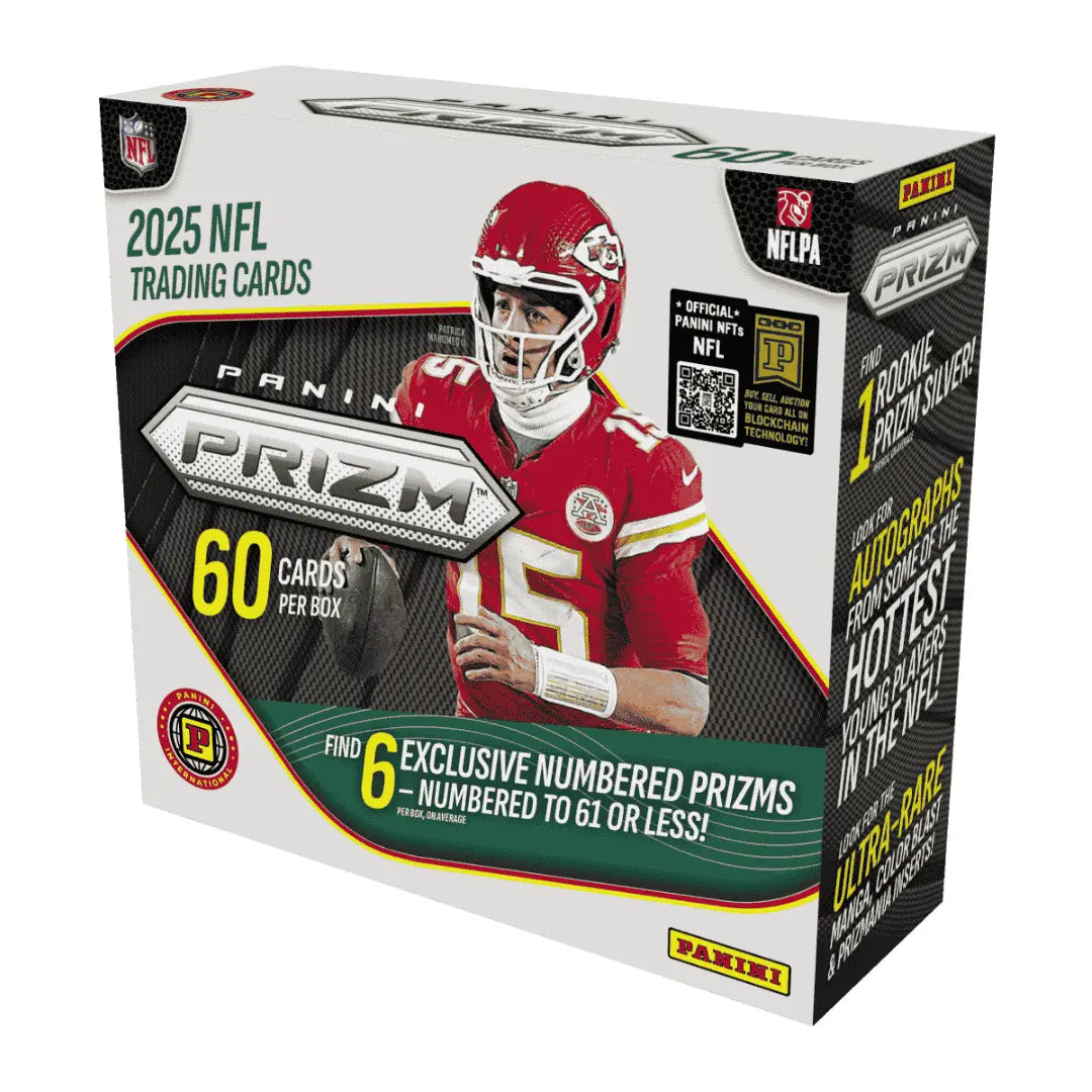 2025 Panini Prizm Football International Hobby Box - Miraj Trading