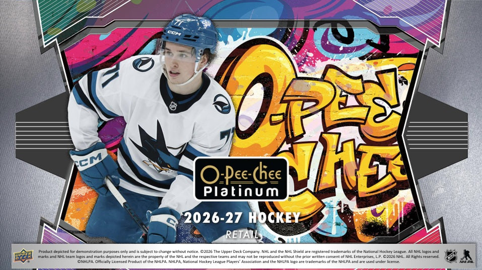 2026-27 Upper  Deck O-Pee-Chee Platinum Hockey Hobby Case (Case of 8 Boxes) (Pre-Order) - Miraj Trading