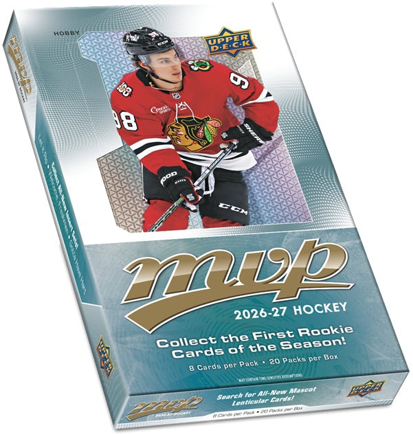 Boîte de cartes de hockey Upper Deck MVP 2026-27 (Précommande)
