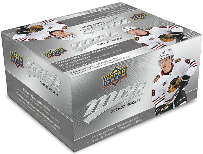 Boîte de détail de hockey MVP Upper Deck 2026-27 (Précommande)
