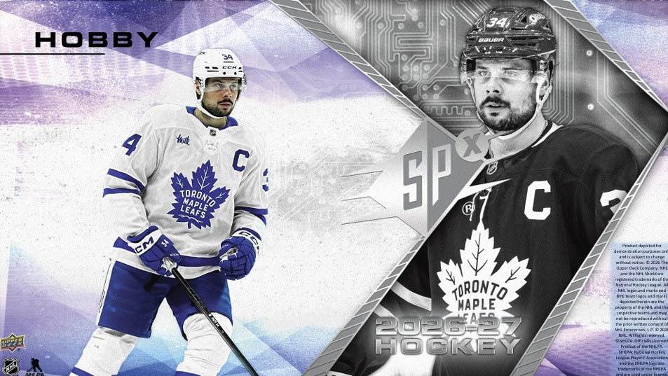 2026-27 Upper Deck SPx Hockey Hobby Master Case (Master of 20 Boxes) (Pre-Order) - Miraj Trading