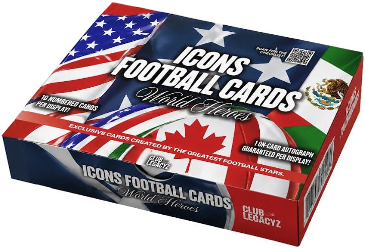 2026 Club Legacyz Icons 4th Edition Soccer Hobby Box (Pre-Order) - Miraj Trading
