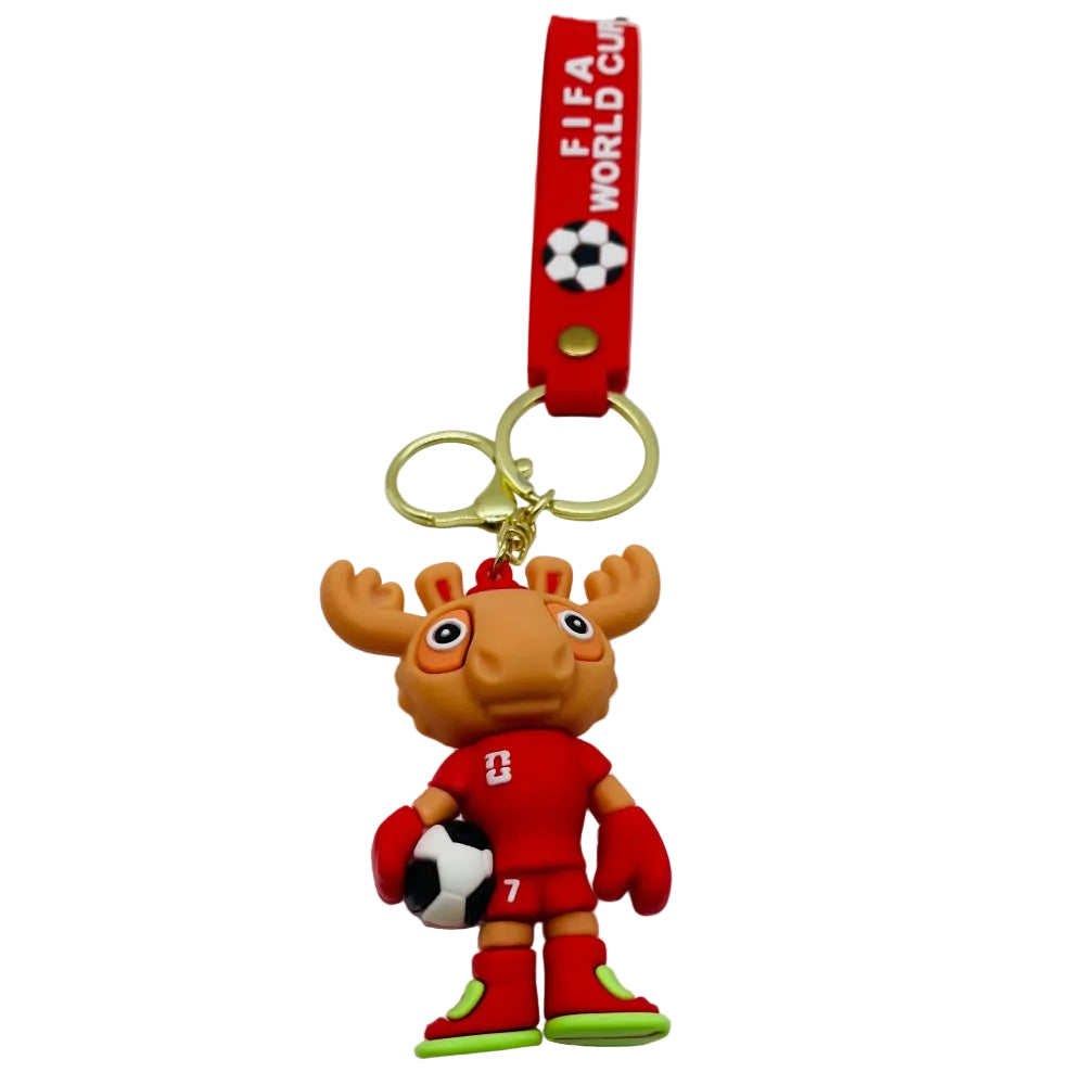 2026 FIFA World Cup Keychain (Canadian Moose) - Miraj Trading