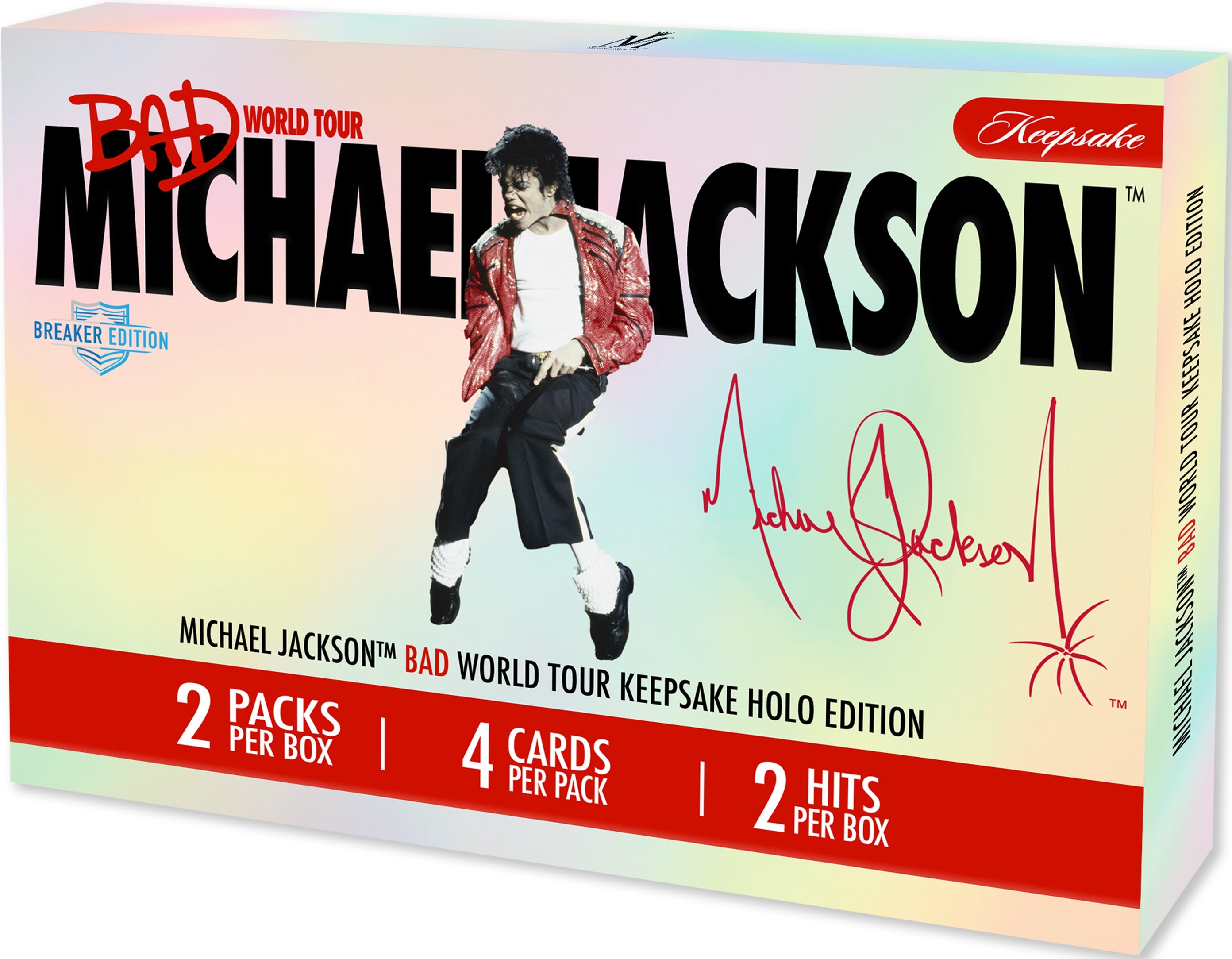 2026 Keepsake Michael Jackson Bad World Tour Holo Edition Breaker Box (Pre-Order) - Miraj Trading