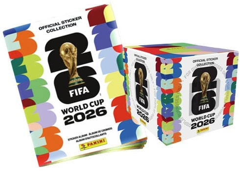 2026 Panini World Cup Soccer Sticker Combo Display Box (Pre-Order) - Miraj Trading