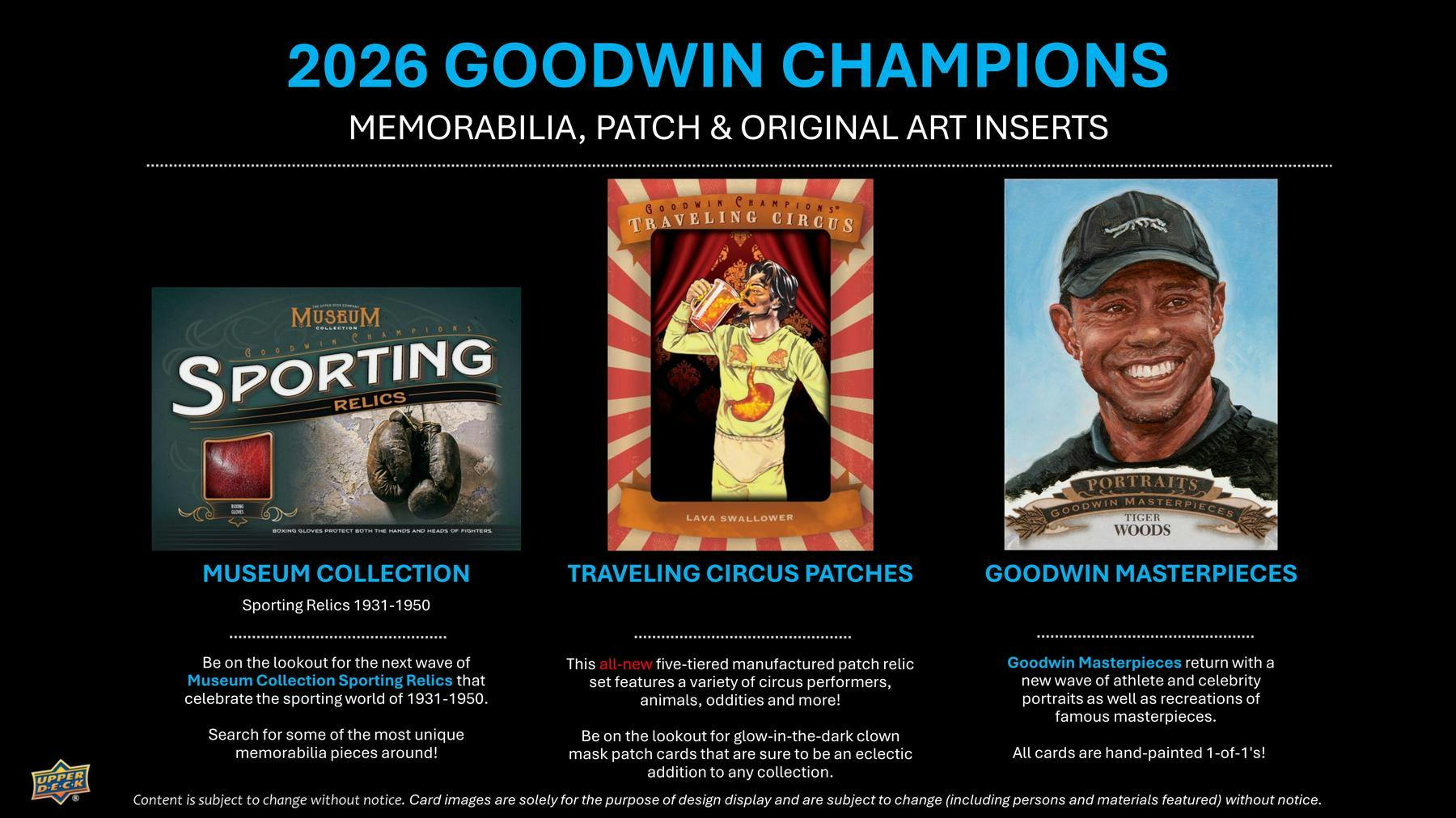 2026 Upper Deck Goodwin Champions Hobby Box - Miraj Trading