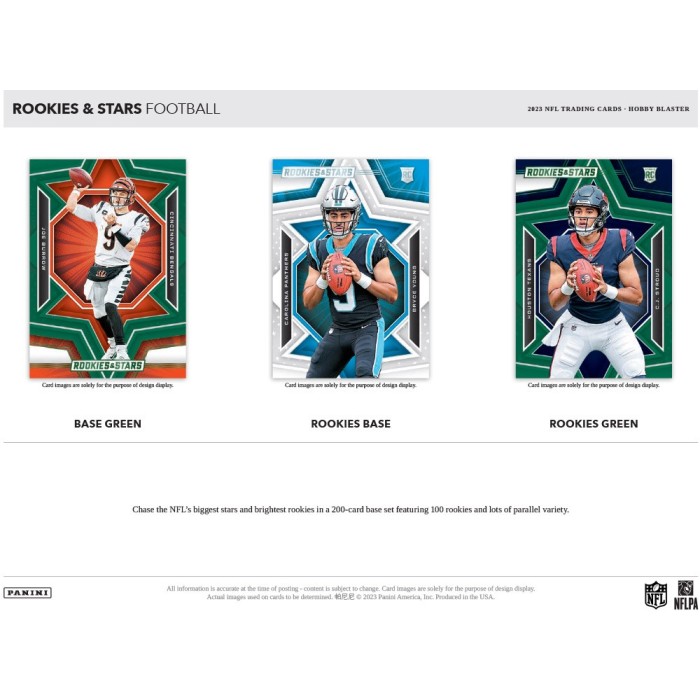 2023 Panini Rookies & Stars Football Hobby Blaster Box - Miraj Trading