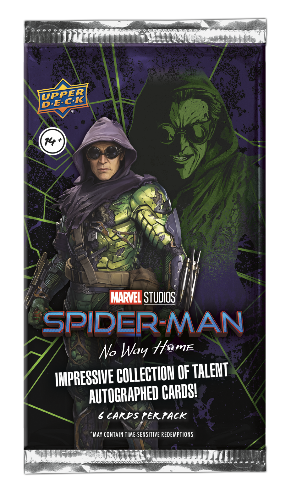 Upper Deck Marvel Studios Spider-Man No Way Home Hobby Box - Miraj Trading