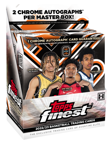 2022-23 Topps Finest Overtime Elite Basketball Hobby Box - Miraj Trading