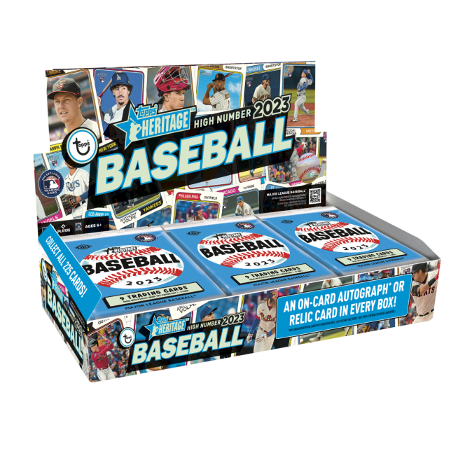 2023 Topps Heritage High Number Baseball Hobby Box - Miraj Trading