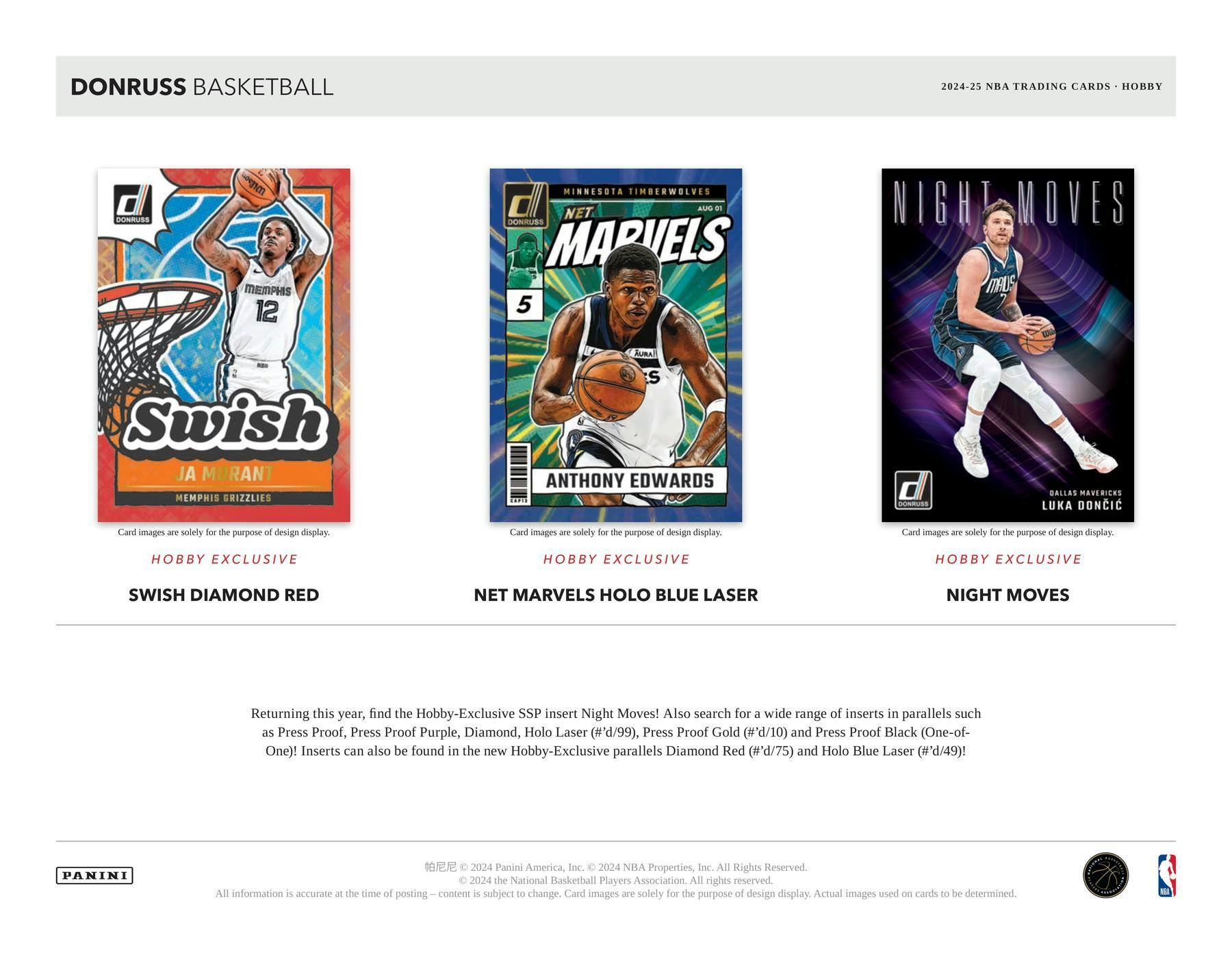 2024-25 Panini Donruss Basketball Hobby Box - Miraj Trading