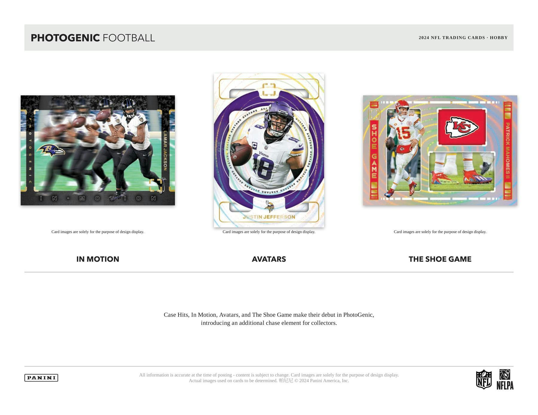 2024 Panini Photogenic Football Hobby Box - Miraj Trading