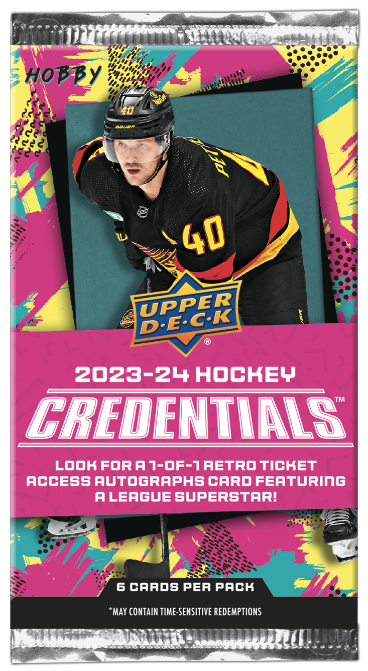 2023-24 Upper Deck Credentials Hockey Hobby Box(Pre-Order) - Miraj Trading