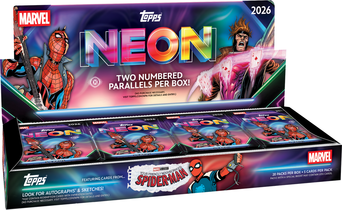 2026 Topps Neon Marvel Hobby Box - Miraj Trading