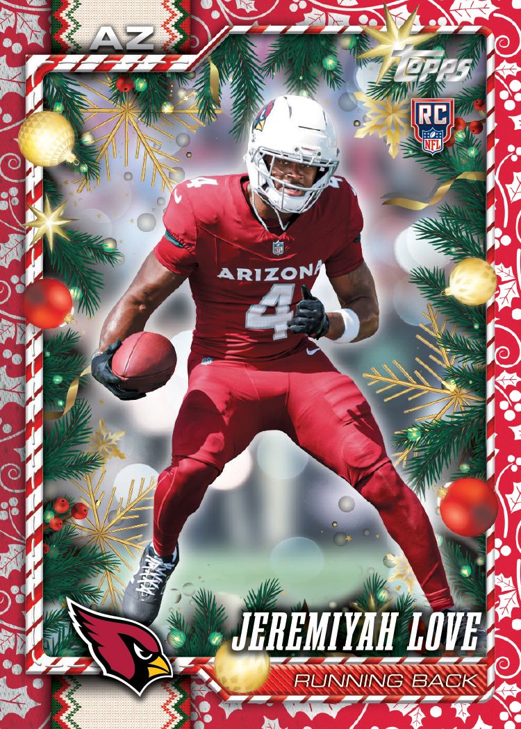2026 Topps Holiday Football Mega Box - Miraj Trading